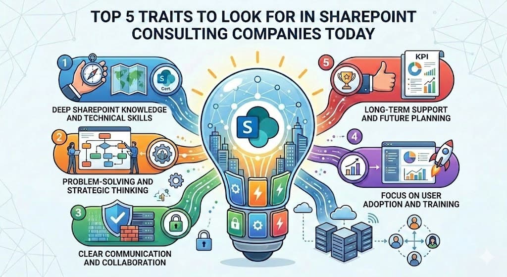Top 5 Traits to Look for in SharePoint Consulting Companies Today